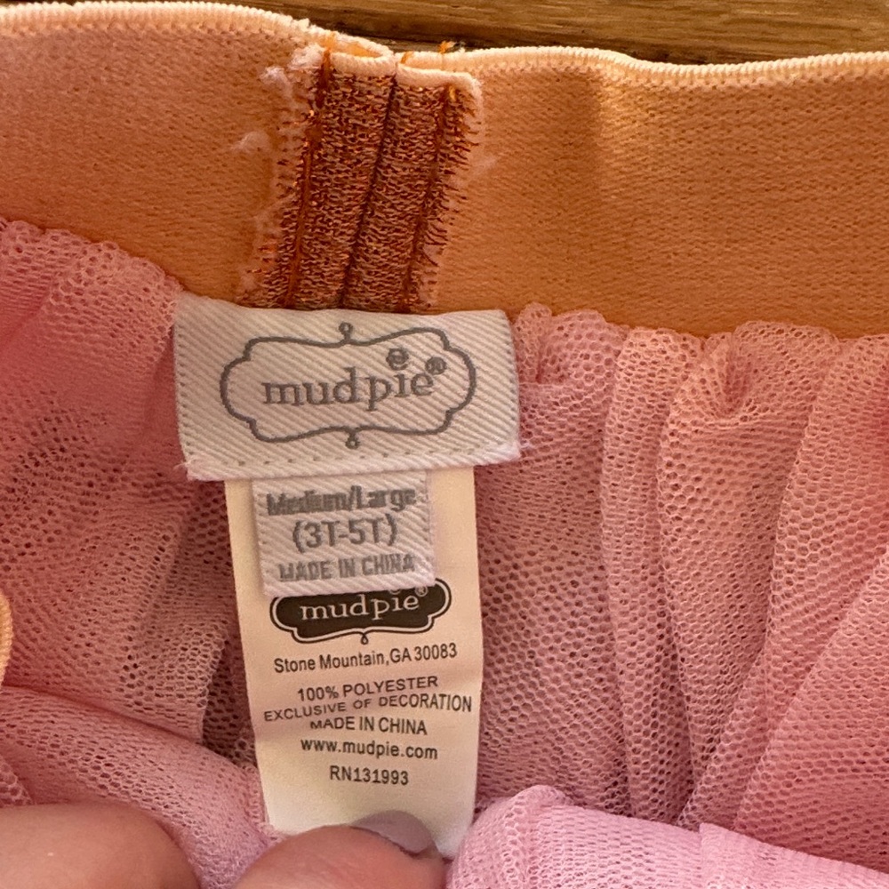 Mud Pie Pink Halloween Tutu - Picture 2 of 3